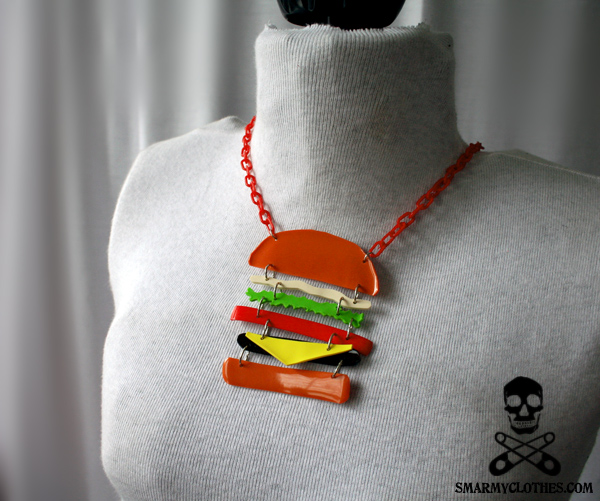 tasty burger necklace 3