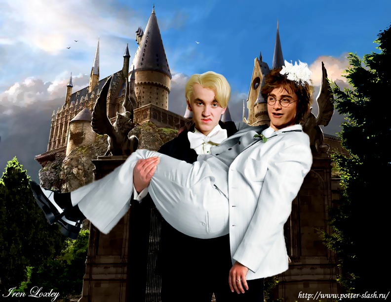 Harry Potter and Draco Malfoy by IrenLoxley on DeviantArt Harry Potter and Draco Malfoy by IrenLoxley on DeviantArt