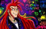 Michelo Chariot with colorful paint spattler by kaitlynrager