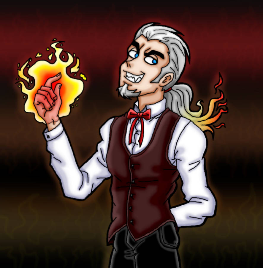 Vlad into fire flame by kaitlynrager on DeviantArt