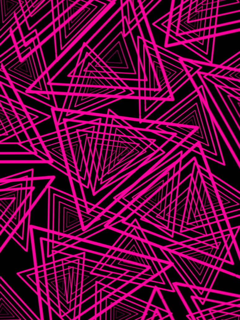 Pink triangles pattern by RejectedBunbun on DeviantArt