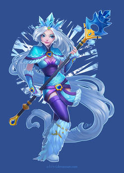 Who calls the Crystal Maiden?