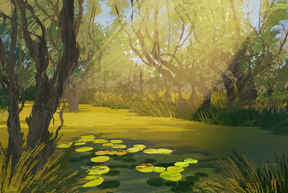 a swamp forest