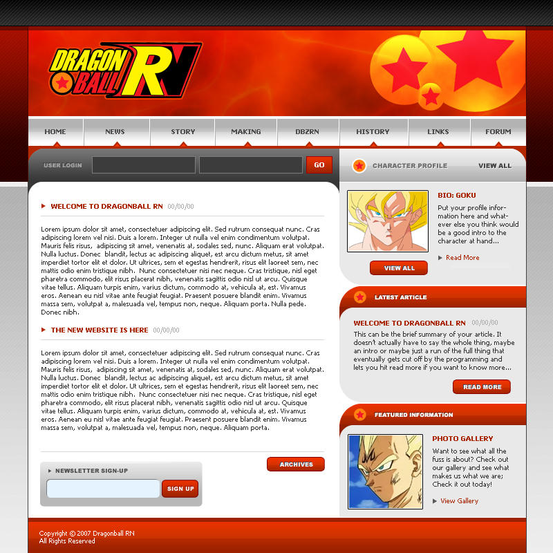 Interface - Dragonball by elusive on DeviantArt