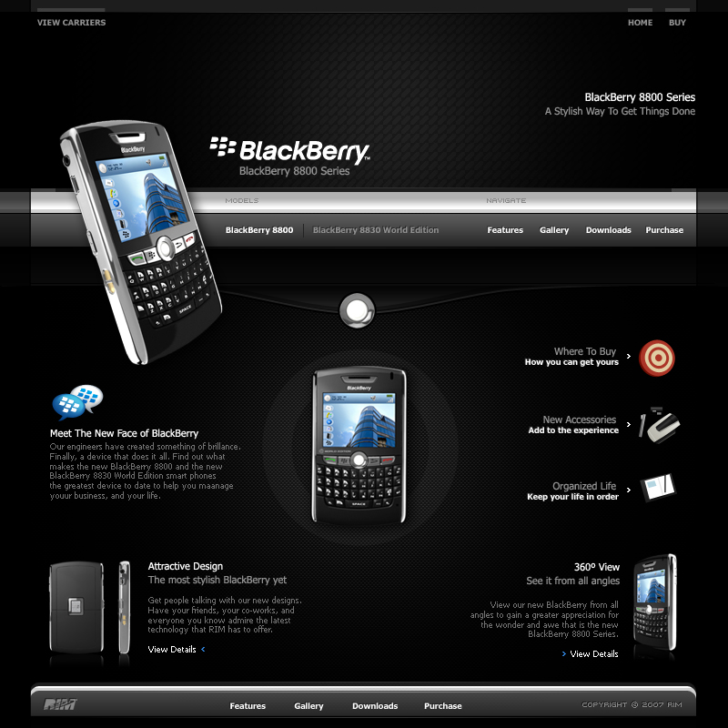 Interface - BlackBerry