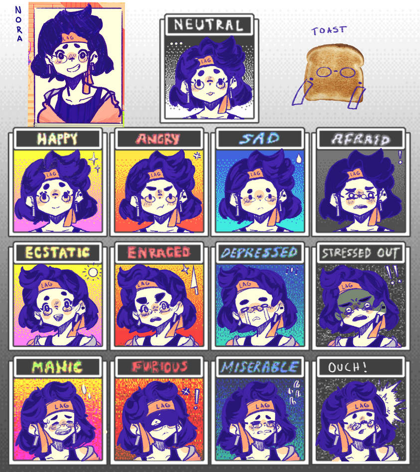 Pixilart - Omori-Style Emotion Chart by TacoTruck76