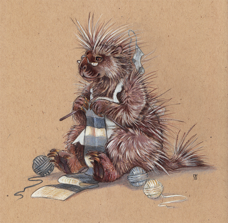 Knitting Needles by thornwolf