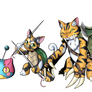 TortoiseShellmon Evolution Line (Commission)