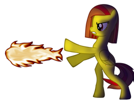 Fire-Bending-Pony