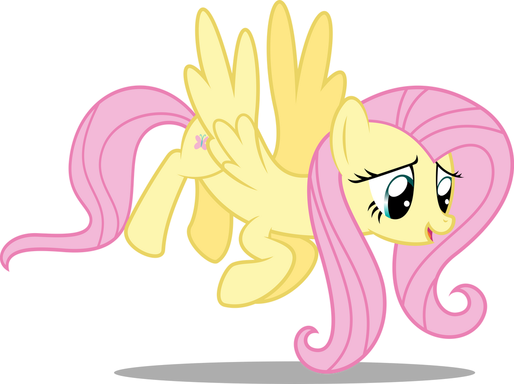 Fluttershy Flying by SorentheOwl on DeviantArt