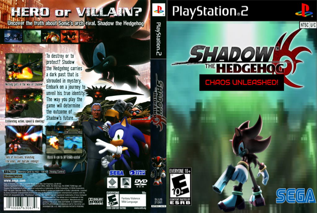 Shadow the Hedgehog - PS2 Gameplay Full HD