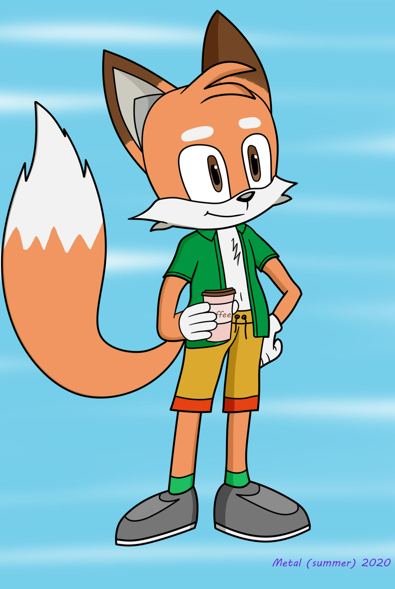 Metallic Fox Metal Fox Summer by MetalEmperor245 on DeviantArt