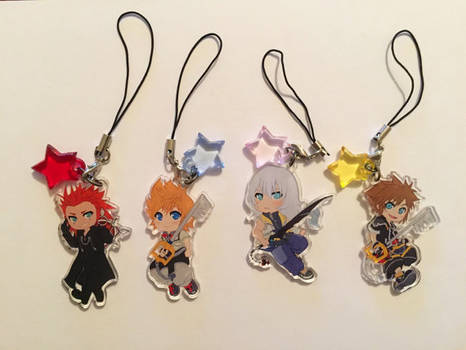 Kingdom Hearts Charms!