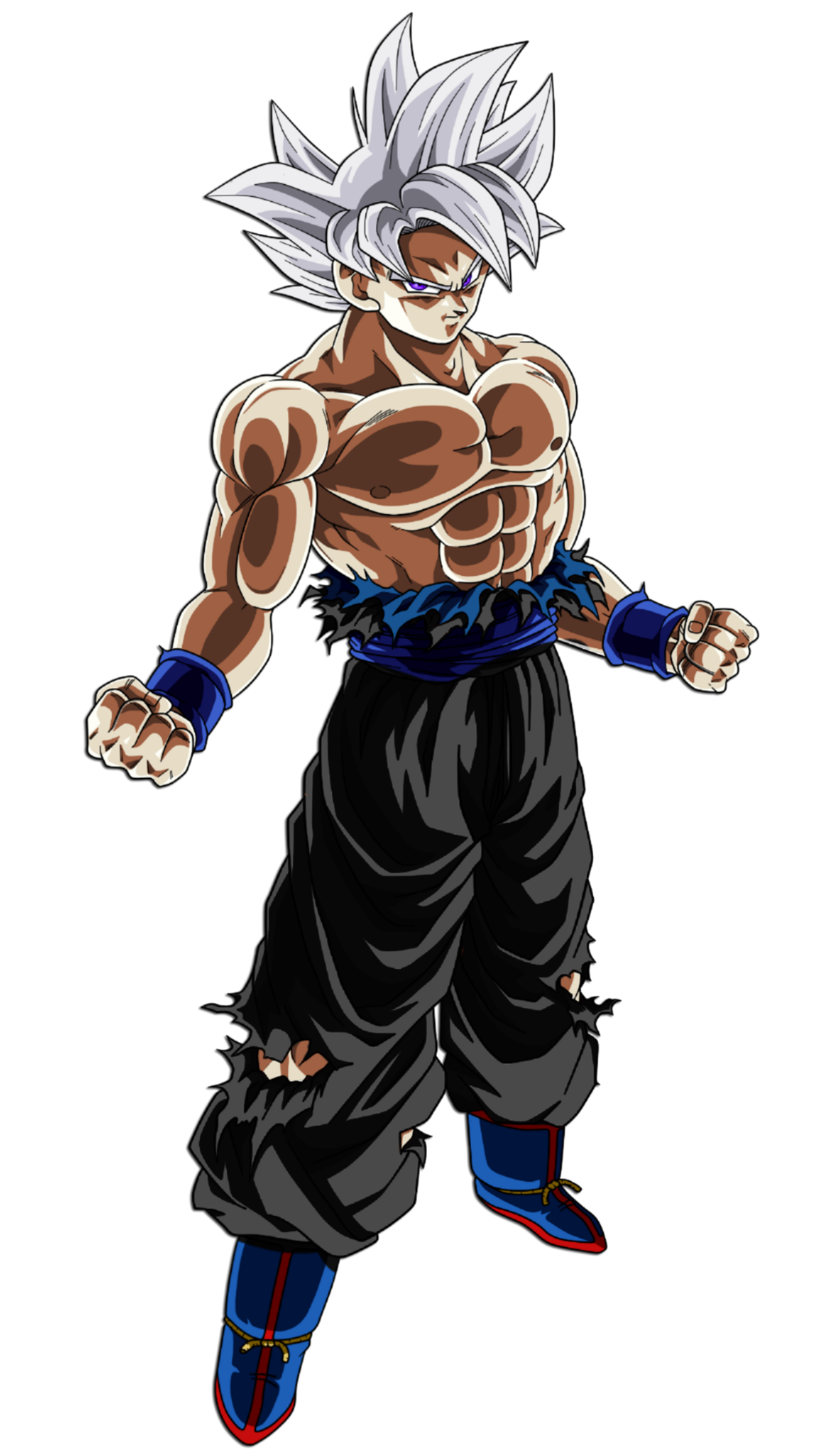 Goku 1000 years old MUI limit breaker (mugen) by darknessgoku on