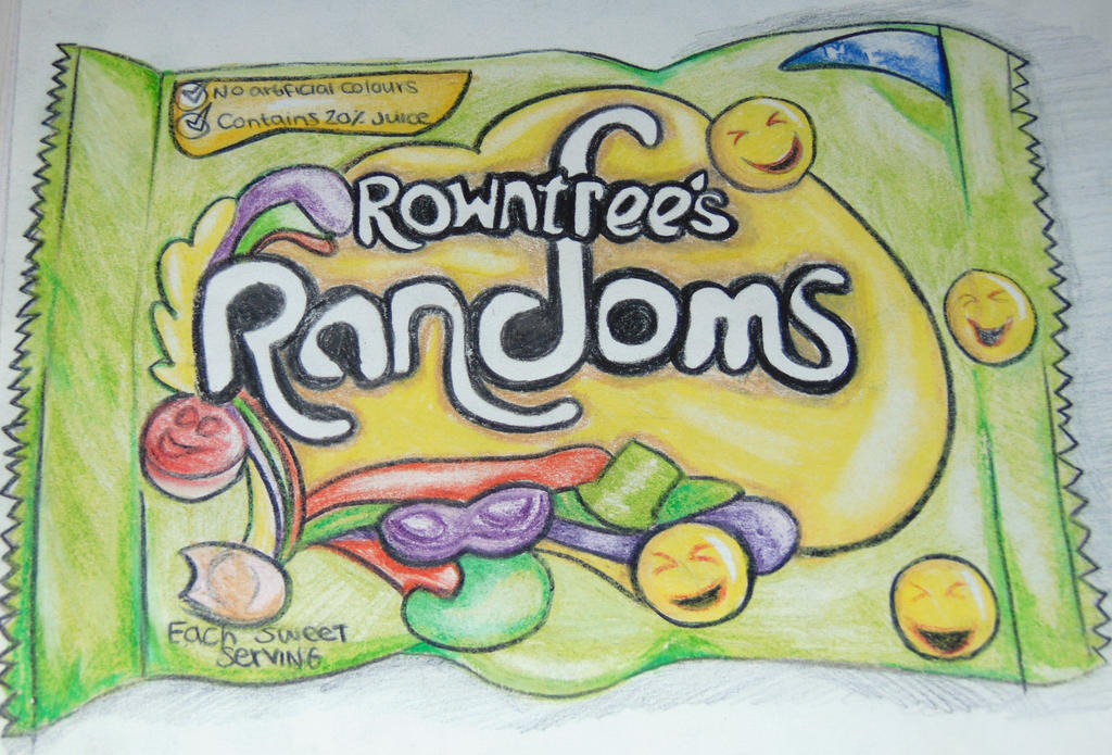 My Rowntree's Randoms packet :) by beckydixonart on DeviantArt