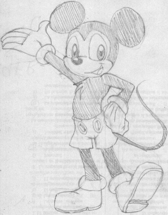 mickey mouse sonic style ..