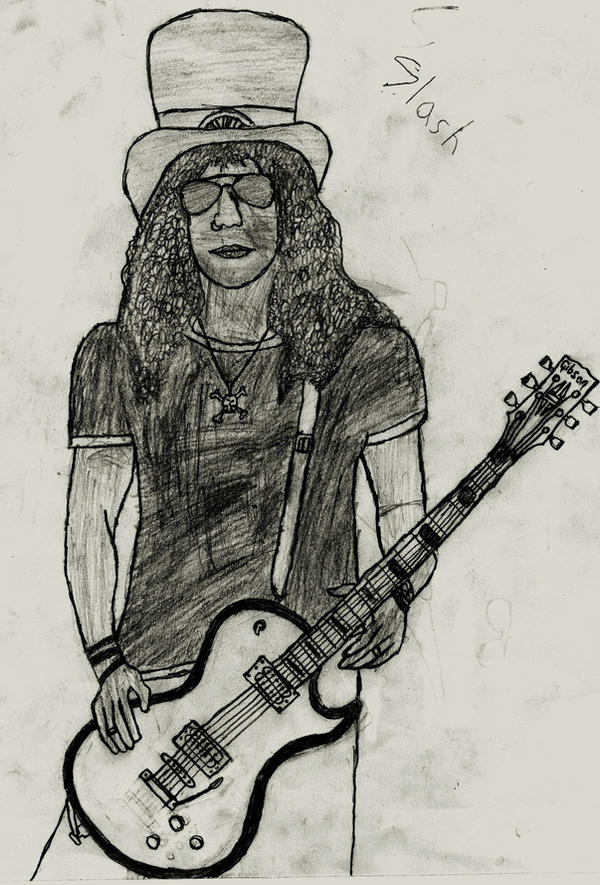 slash guitar legend drawing1 by keithwill12 on DeviantArt