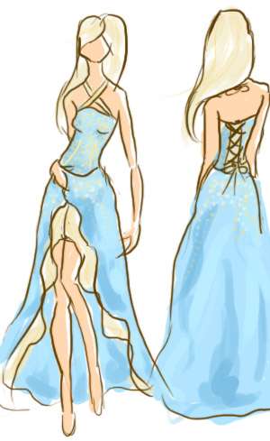 Main ball gown