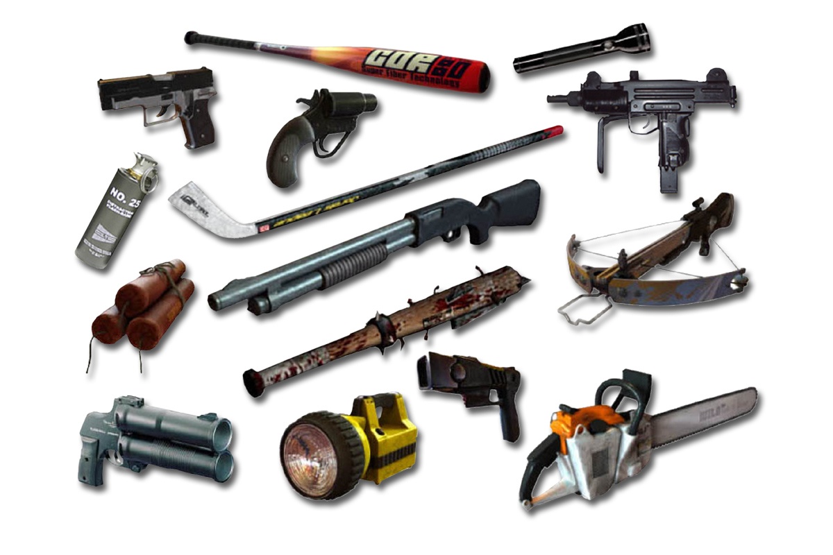 All weapons in the game ObsCure 2