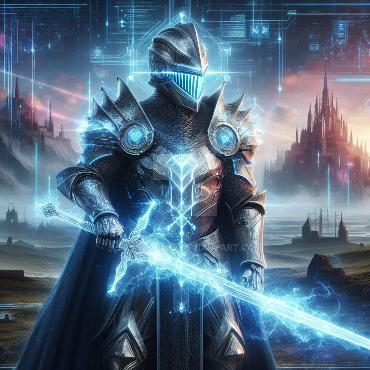 Tech Knight The Plasma Sword Warrior by SkyStar089 on DeviantArt