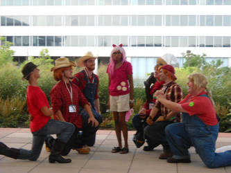 Otakon 2012- Cheerilee and Big Macintosh