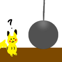 Pikachu on a Wrecking Ball