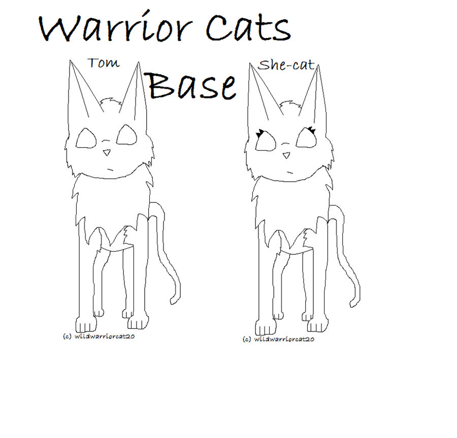 Free Warrior Cat Base by wildwarriorcat20 on DeviantArt