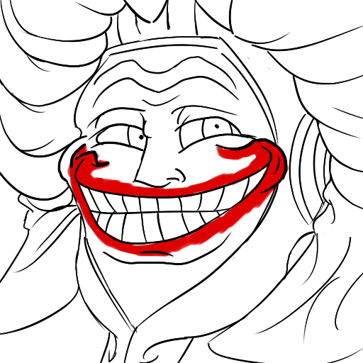 Mayuri Troll-Face Joker Smile