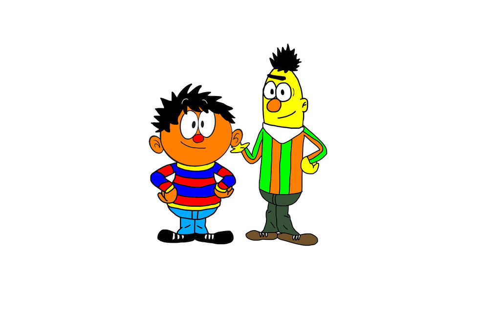 Ernie and bert in the loud house universe