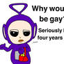 Tinky Winky is not gay