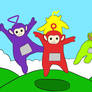 Here come the teletubbies 