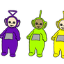 Teletubbies 1997 PBS website clipart homemade