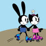 Oswald and Ortensia skating