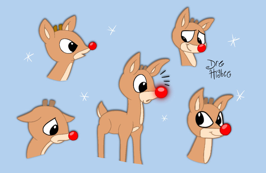 rudolph the red nose reindeer by mcdnalds2016 on DeviantArt