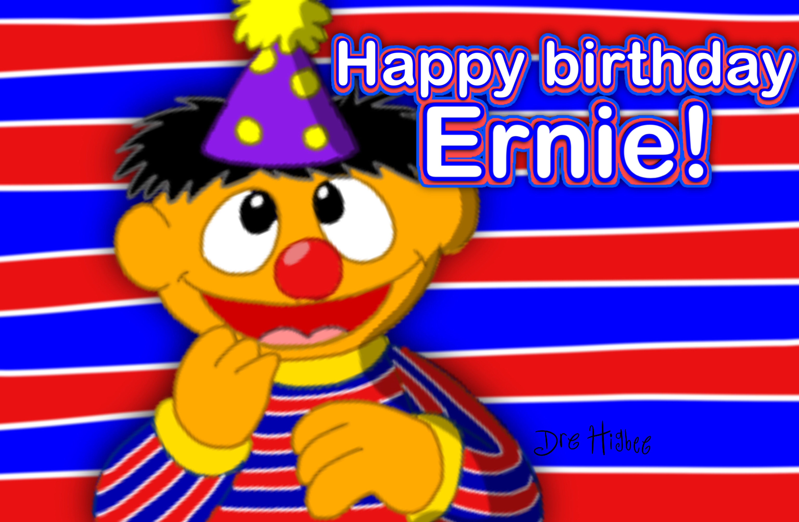 Happy birthday to Ernie by mcdnalds2016 on DeviantArt