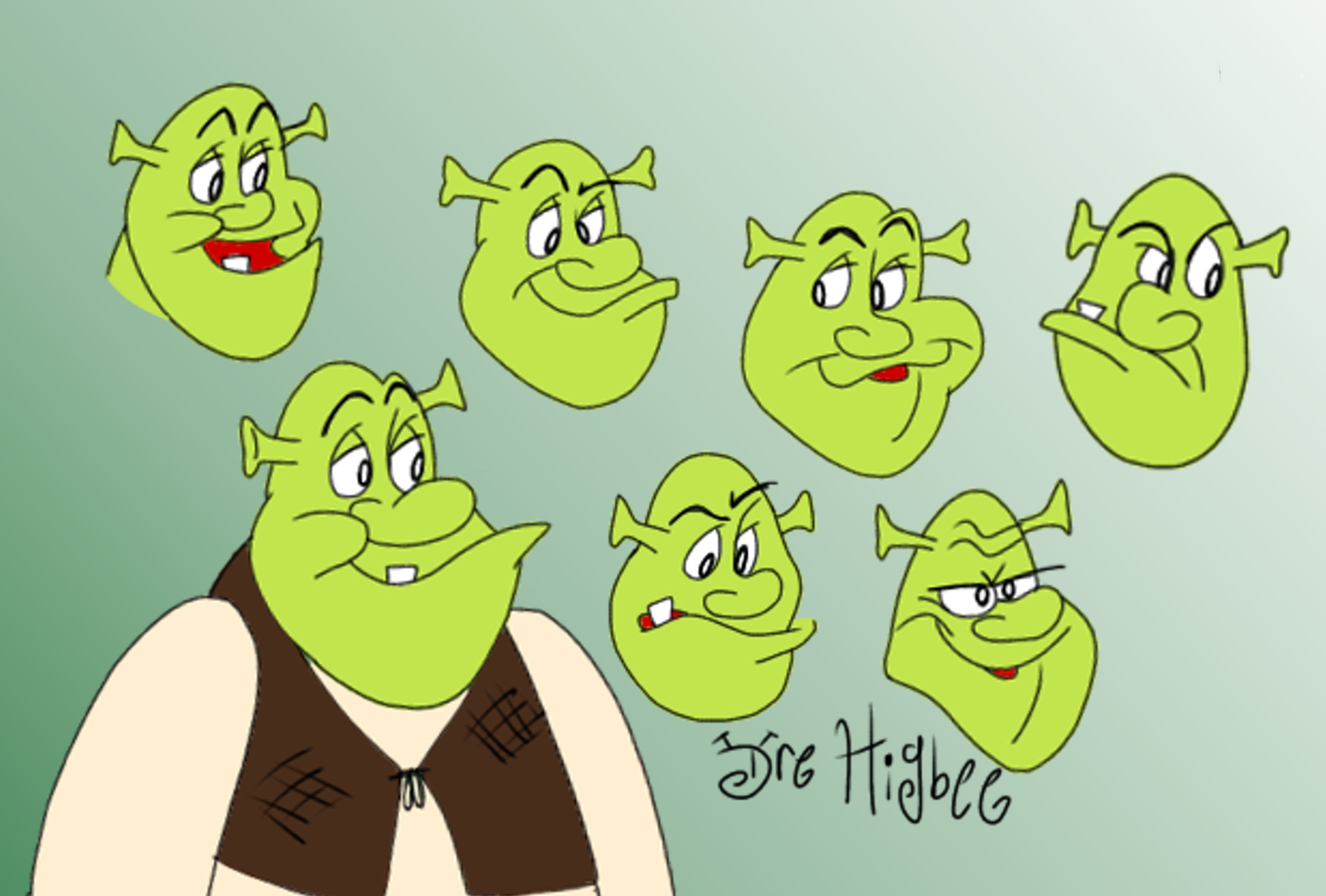 Shrek the Ogre by RobynHillZoneAct25 on DeviantArt