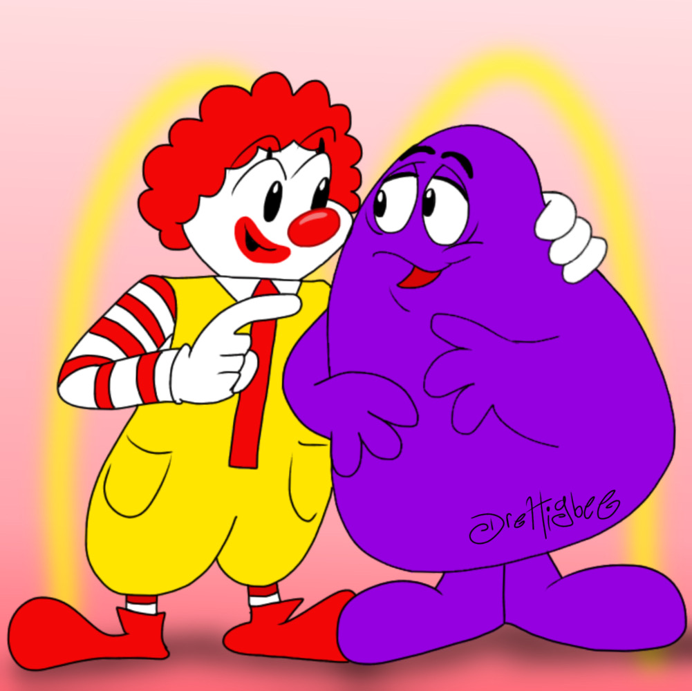 Deviantart Ronald Ronald and Grimace by mcdnalds2016 on DeviantArt