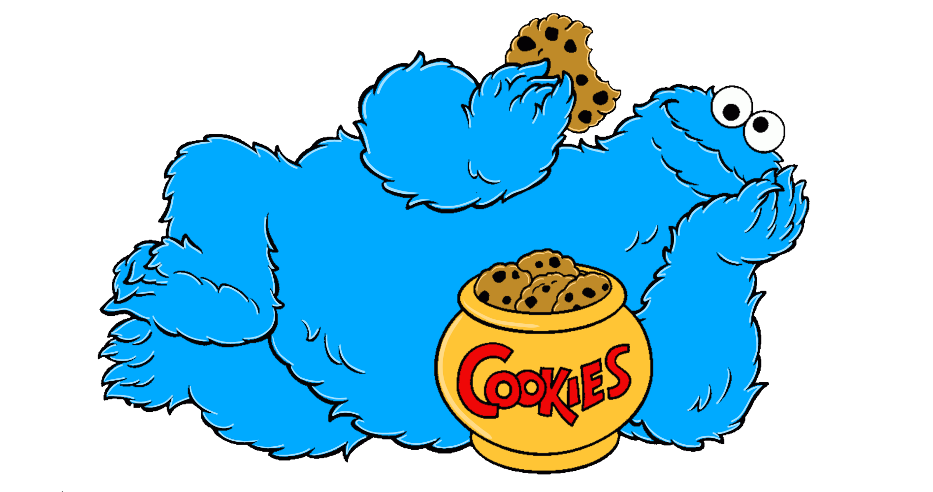 Rare Cookie Monster clipart (Sesame Street) by mcdnalds2016 on
