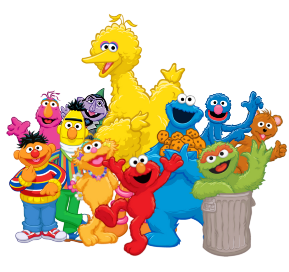 Sesame Street gang clipart by mcdnalds2016 on DeviantArt