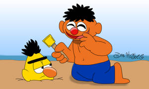 (Sesames Street) Day at the beach