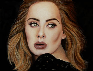 Adele - painting portrait on sale