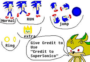 SonicSprites by SuperSonico