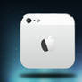 iPhone 5 iOS icon - white