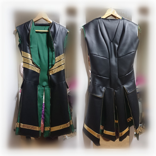 Lady Loki's cosplay working in progress