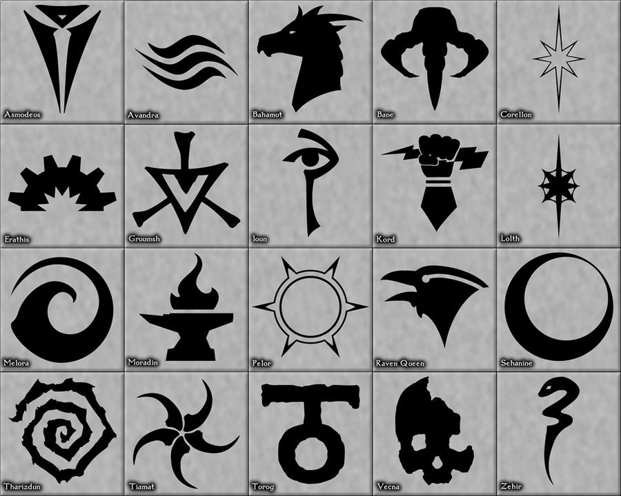 pic D&D Lolth Symbol dnd 4th edition pantheon by dlimedia on