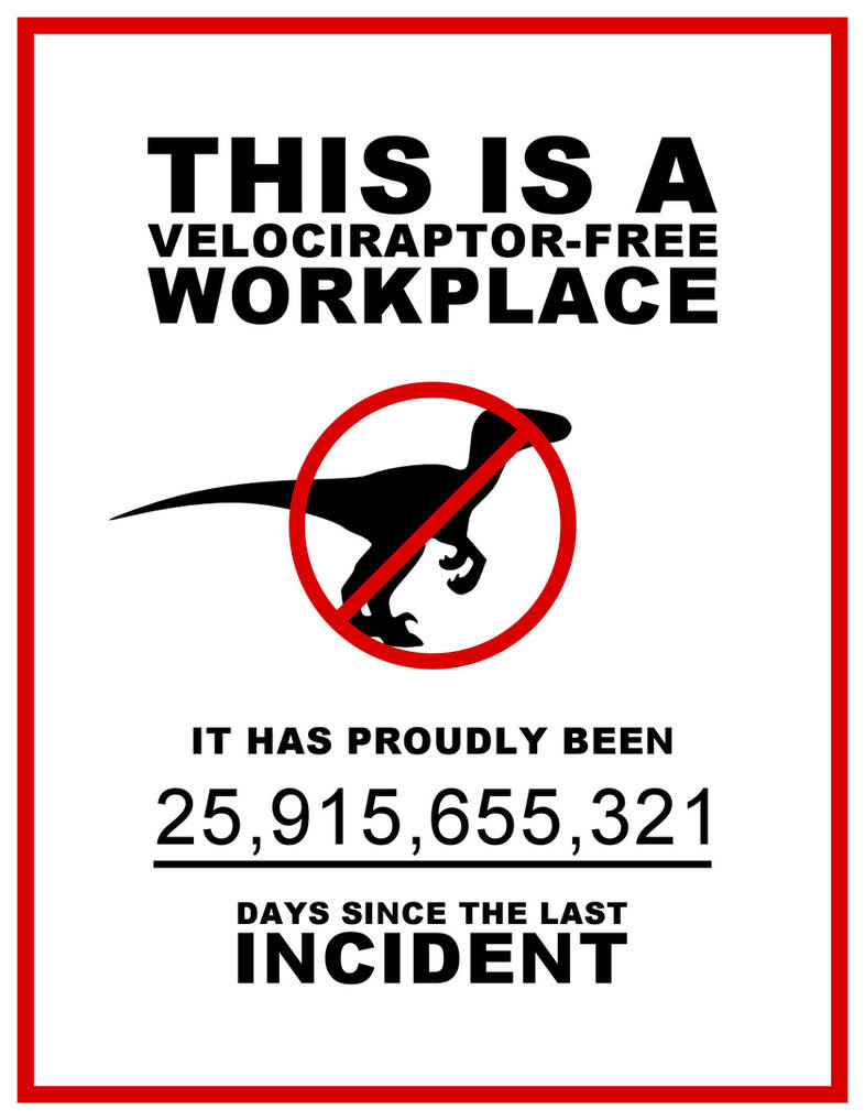 Velociraptor Safety in the Workplace by DLIMedia
