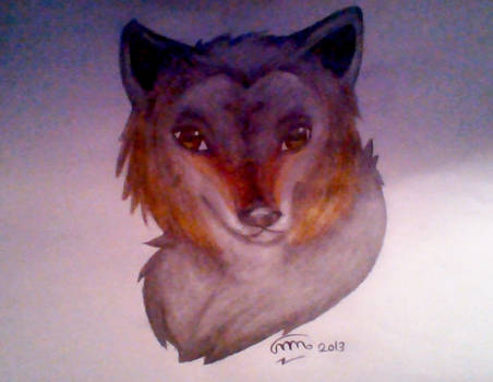 Semi-realistic wolf