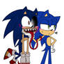 The blue blur and his insane monster boyfriend-