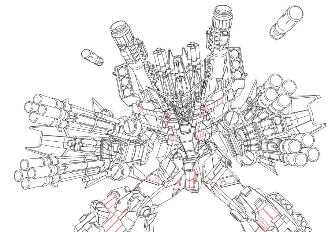 Gundam Unicorn WIP 2