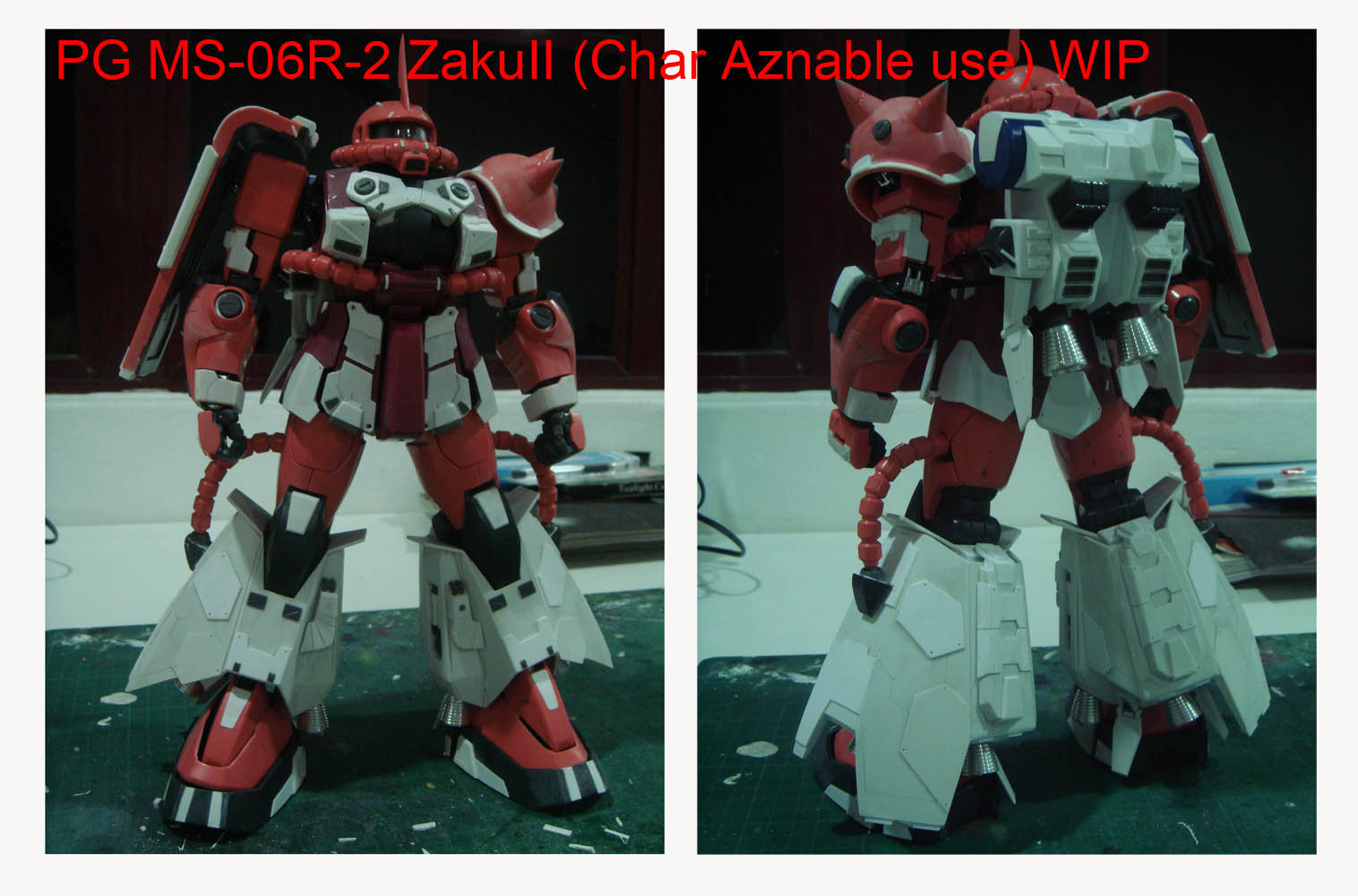 PG MS-06R-2 ZakuII WIP